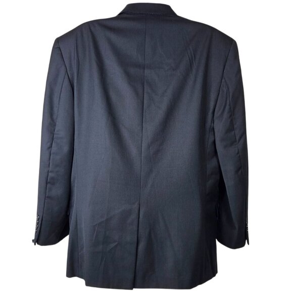 Jos. A. Bank Dark Navy Wool Two Button Signature Suit Coat Blazer Jacket 40S - Picture 4 of 8